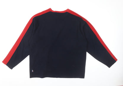 Mens UK Size XL Marks and Spencer Blue Pullover Sweatshirt