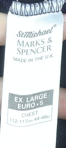 Mens UK Size XL Marks and Spencer Blue Pullover Sweatshirt
