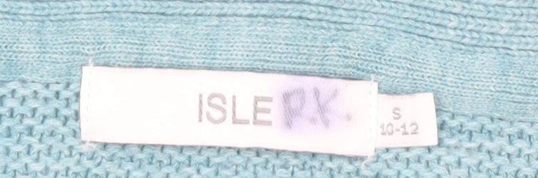 Womens UK Size S Isle Blue Pullover Jumper