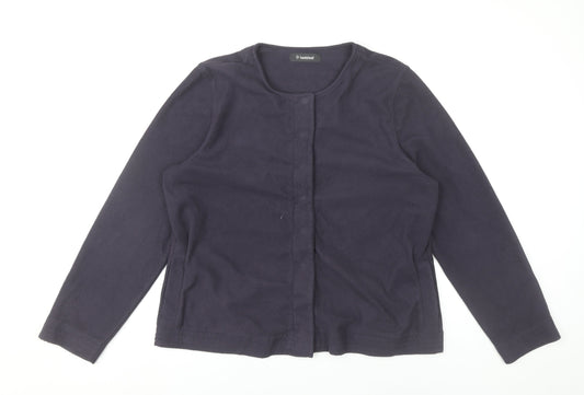 Womens UK Size 16 Hawkshead Blue Basic Jacket