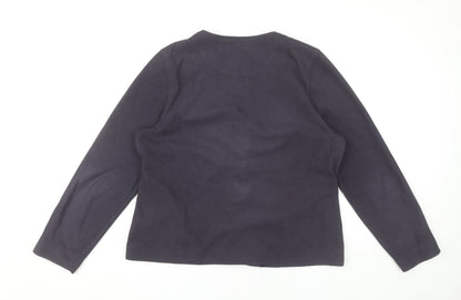 Womens UK Size 16 Hawkshead Blue Basic Jacket