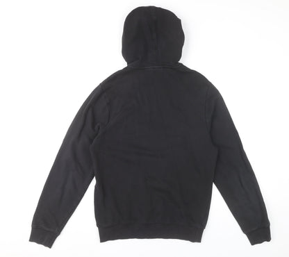 Mens UK Size XS Napapijri Black Pullover Hoodie