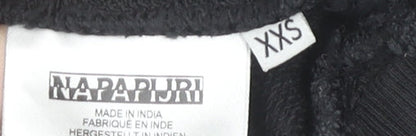 Mens UK Size XS Napapijri Black Pullover Hoodie