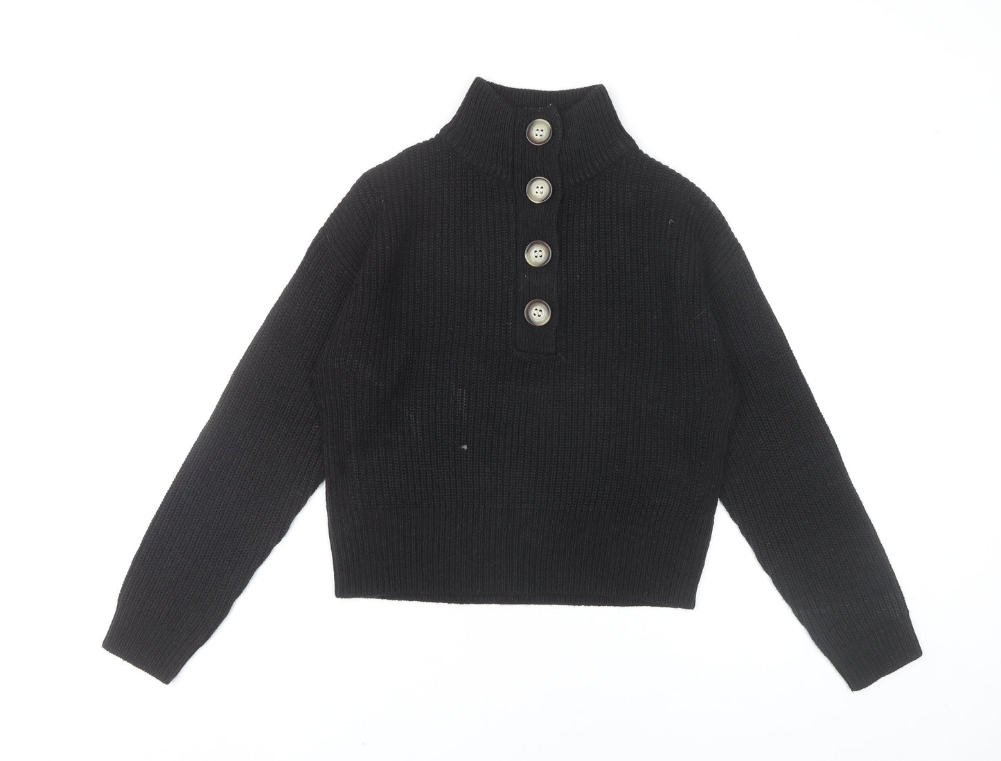 Womens UK Size 6 Brave Soul Black Pullover Jumper