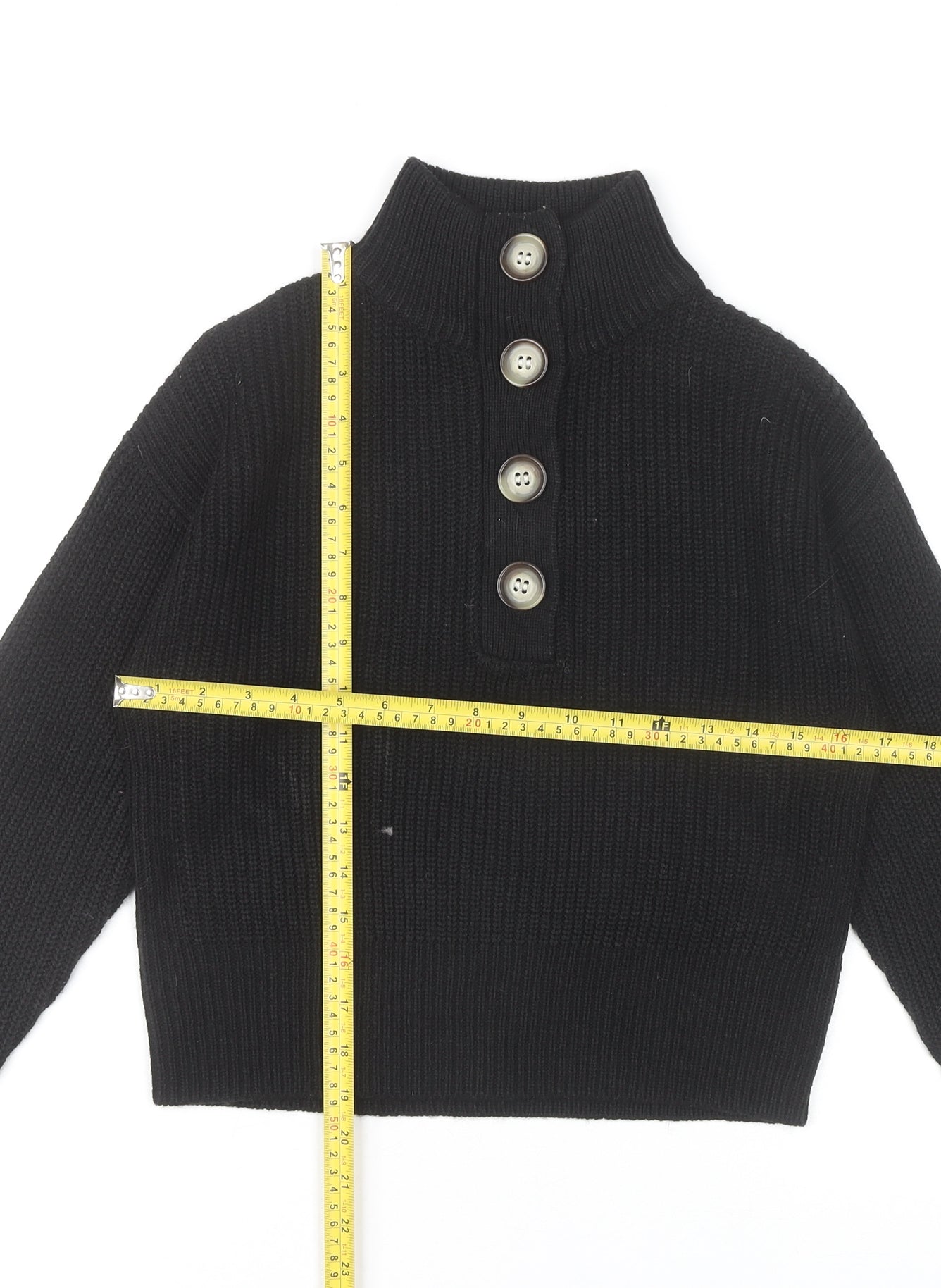 Womens UK Size 6 Brave Soul Black Pullover Jumper