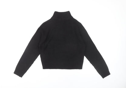 Womens UK Size 6 Brave Soul Black Pullover Jumper