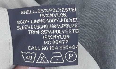 Wellington Men’s Beige 40 Basic Jacket Polyester Nylon Casual