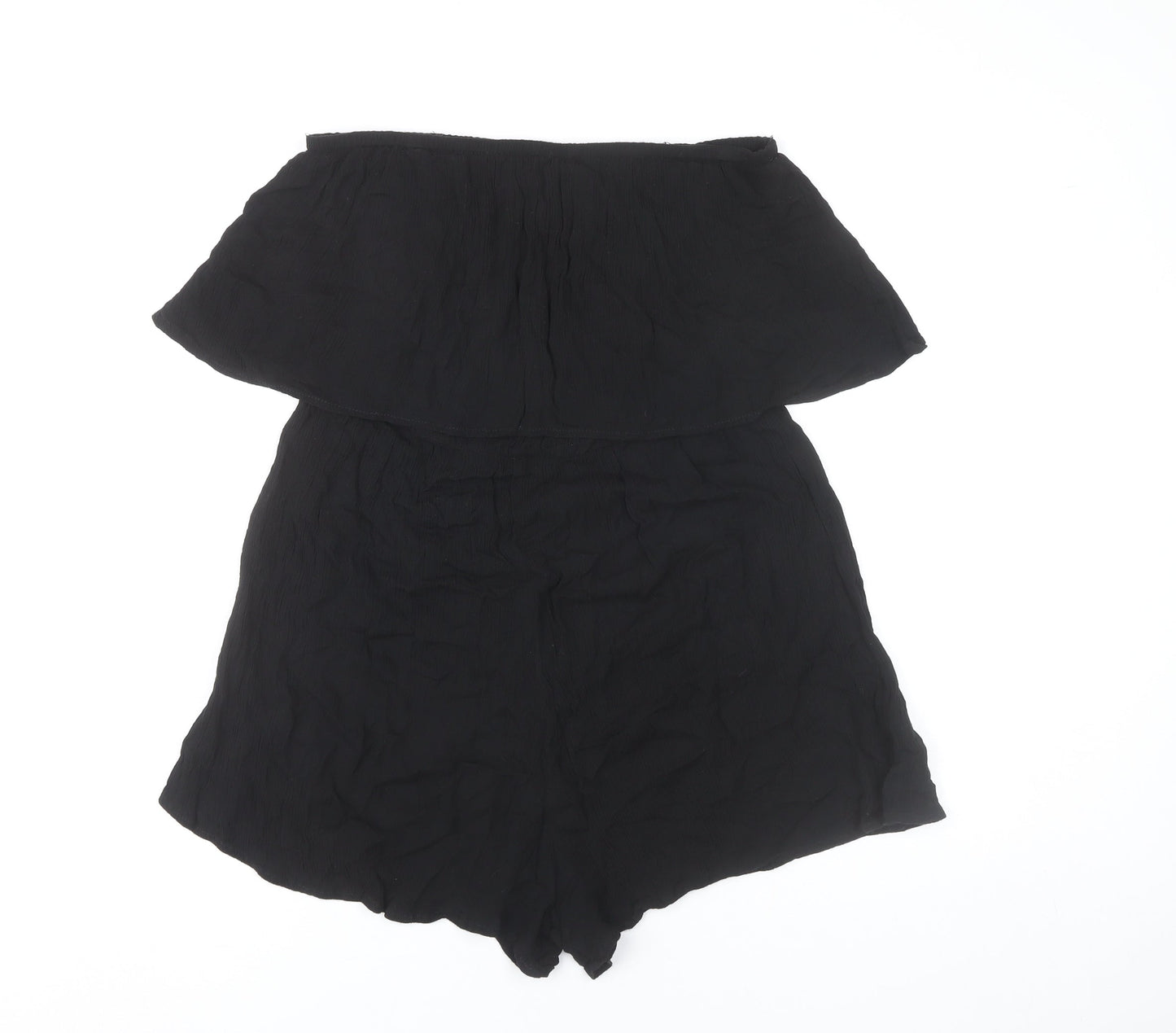 Womens UK Size 12 ASOS One-Piece Black Playsuit