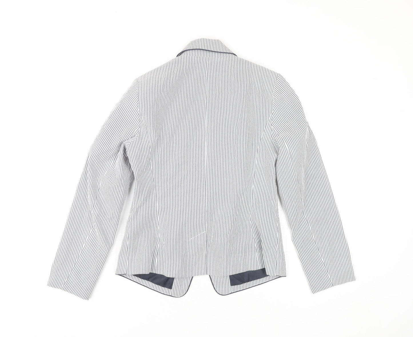 Atmosphere Women Grey Pinstripe Blazer UK 8 Regular Fit Jacket