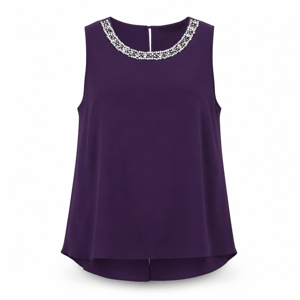Womens UK Size 16 Dorothy Perkins Purple Tunic Blouse