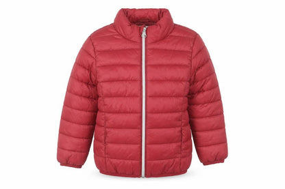 Lupilu Girls Red Puffer Jacket 4 Years Quilted Winter Coat