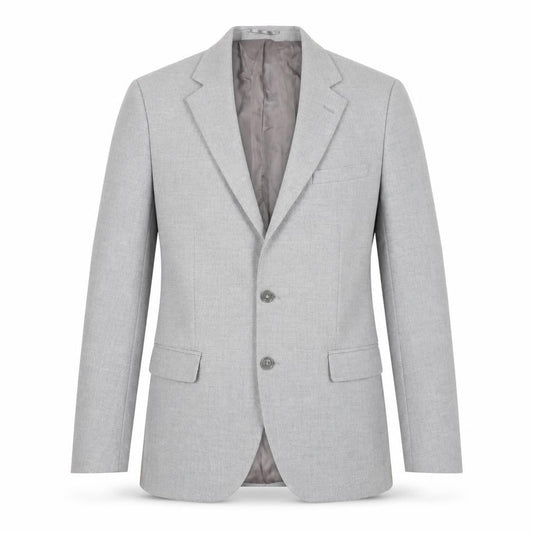 boohooMAN Men’s Grey Slim Fit Two-Button Blazer Jacket Size 38