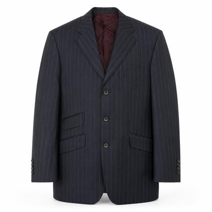 Mens UK Size 46 DAKS Regular Blue Suit Jacket