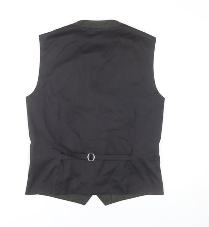 Mens UK Size 38 NEXT Regular Grey Suit Waistcoat