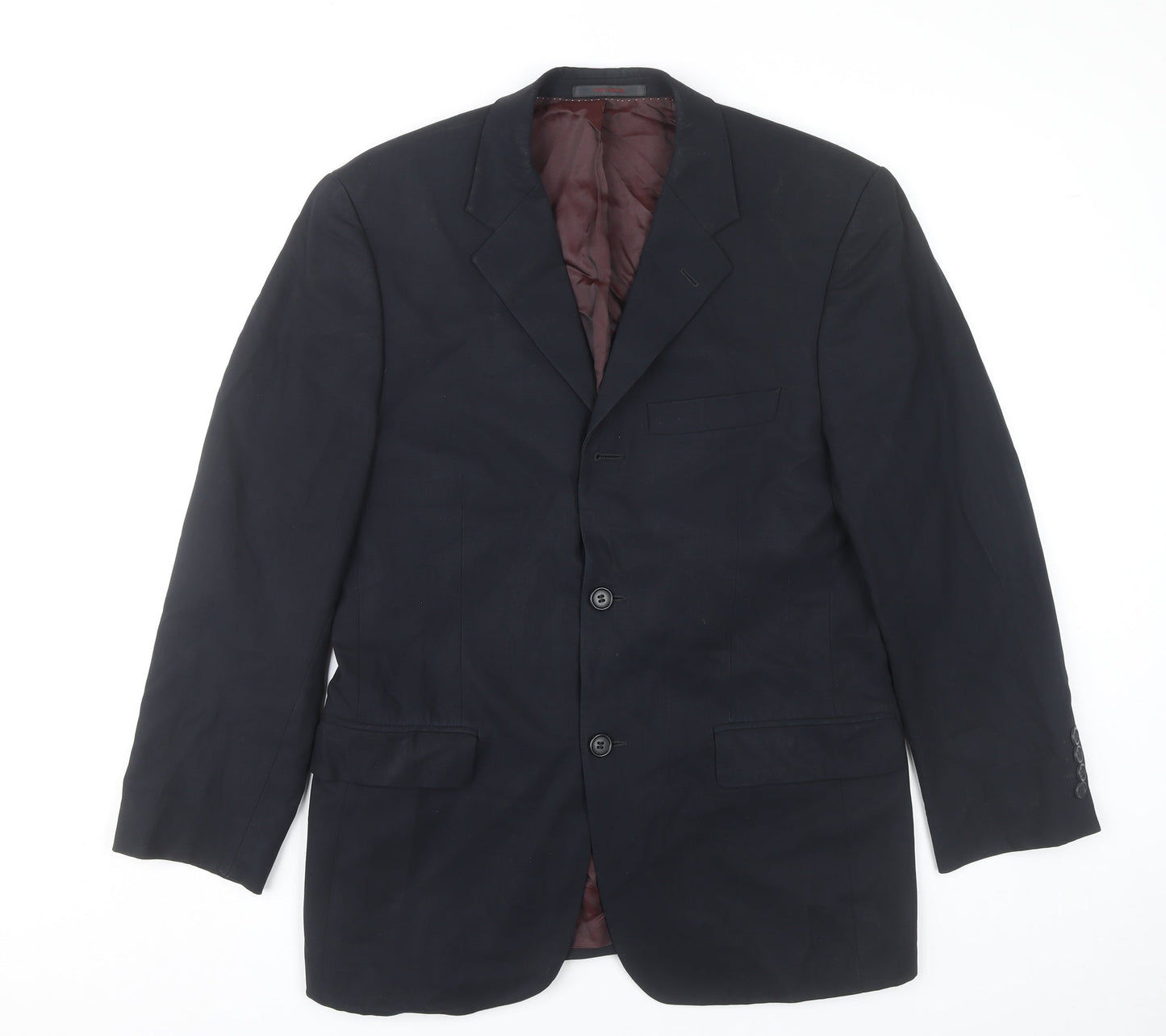 Ted Baker Men's Black 38S Wool Blend Blazer Jacket Classic Wedding