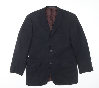 Ted Baker Men's Black 38S Wool Blend Blazer Jacket Classic Wedding
