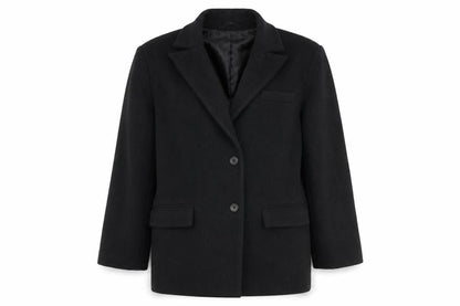 Missguided Womens Black Blazer UK 14 Regular Fit Polyester