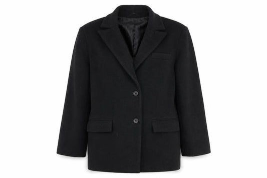 Missguided Womens Black Blazer UK 14 Regular Fit Polyester