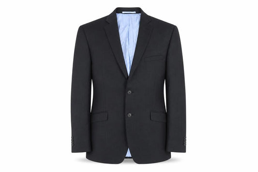 Daniel Hechter Men’s Grey Wool Blend Suit Jacket 40R Regular Fit