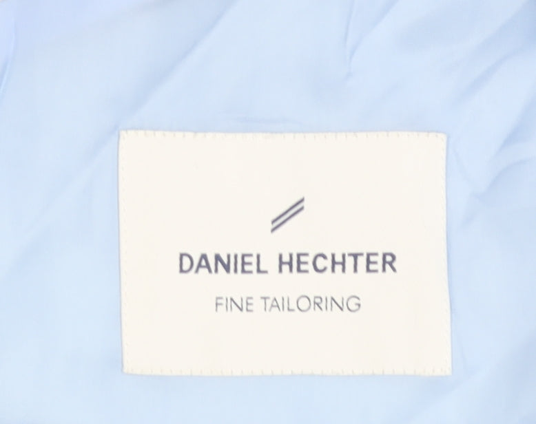 Daniel Hechter Men’s Grey Wool Blend Suit Jacket 40R Regular Fit