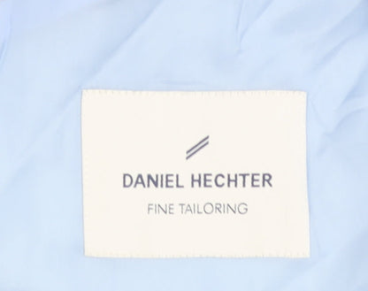 Daniel Hechter Men’s Grey Wool Blend Suit Jacket 40R Regular Fit
