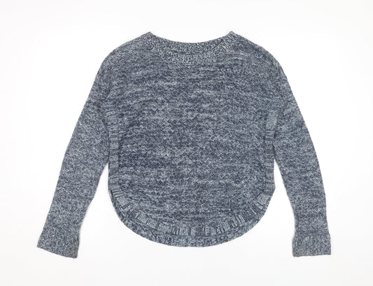 Womens UK Size S Hollister Blue Pullover Jumper