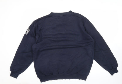 Puma Boys Blue Crew Neck Logo Pullover Sweatshirt LB 11-12 Years