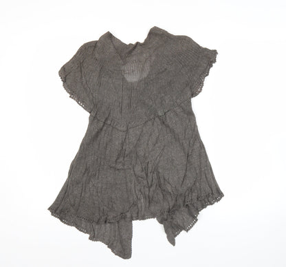 Womens UK Size 12 Marks and Spencer Brown Cardigan Jumper