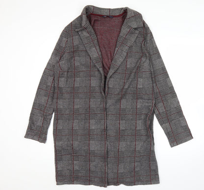 Womens UK Size 12 Marks and Spencer Grey Overcoat