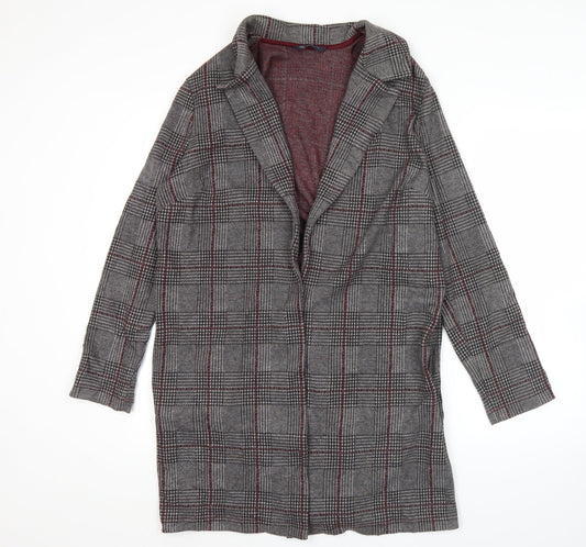 Womens UK Size 12 Marks and Spencer Grey Overcoat