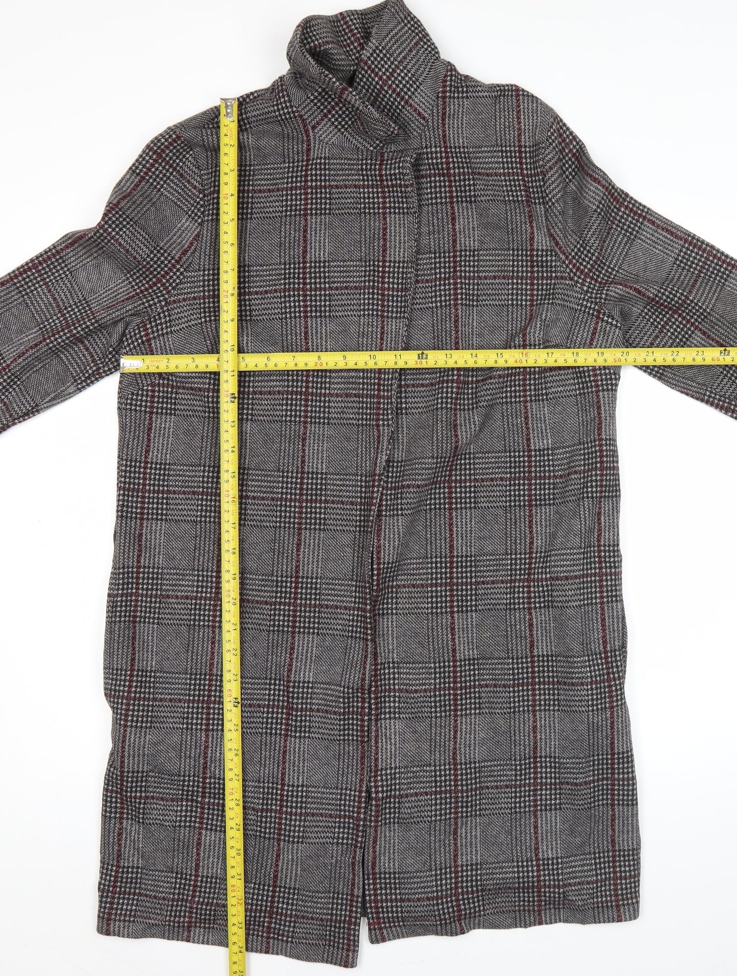 Womens UK Size 12 Marks and Spencer Grey Overcoat