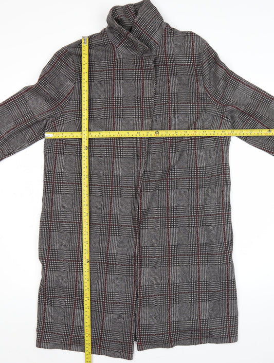 Womens UK Size 12 Marks and Spencer Grey Overcoat