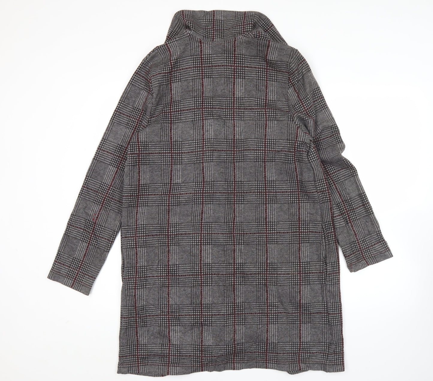 Womens UK Size 12 Marks and Spencer Grey Overcoat