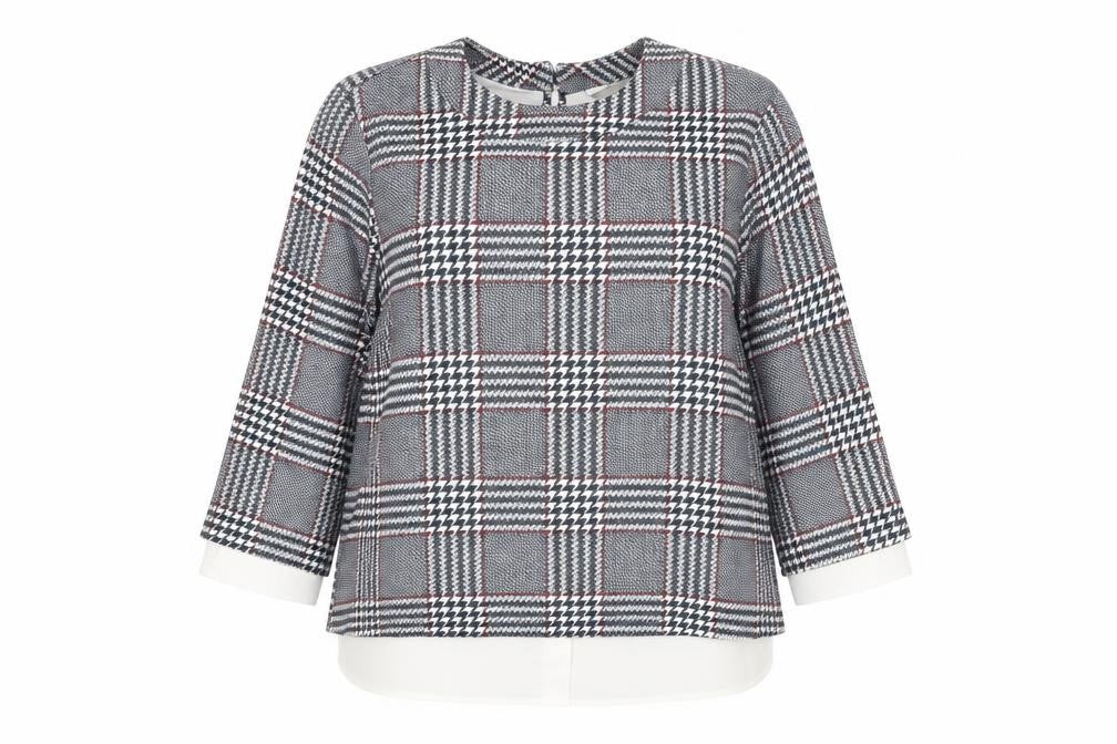 Womens UK Size 6 Dorothy Perkins Grey Tunic Blouse