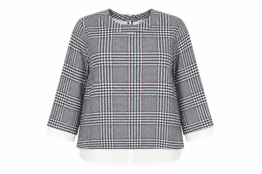 Womens UK Size 6 Dorothy Perkins Grey Tunic Blouse