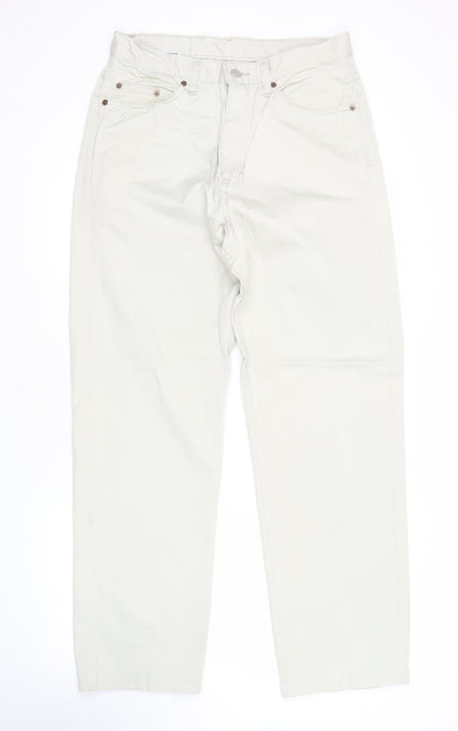 Marks & Spencer Men’s Beige Chino Trousers 32W 33L Straight Cotton