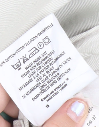 Marks & Spencer Men’s Beige Chino Trousers 32W 33L Straight Cotton