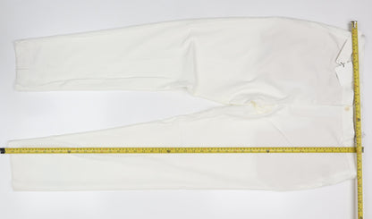 Zara Men White Slim Fit Dress Trousers Size 34 Waist Formal Pants