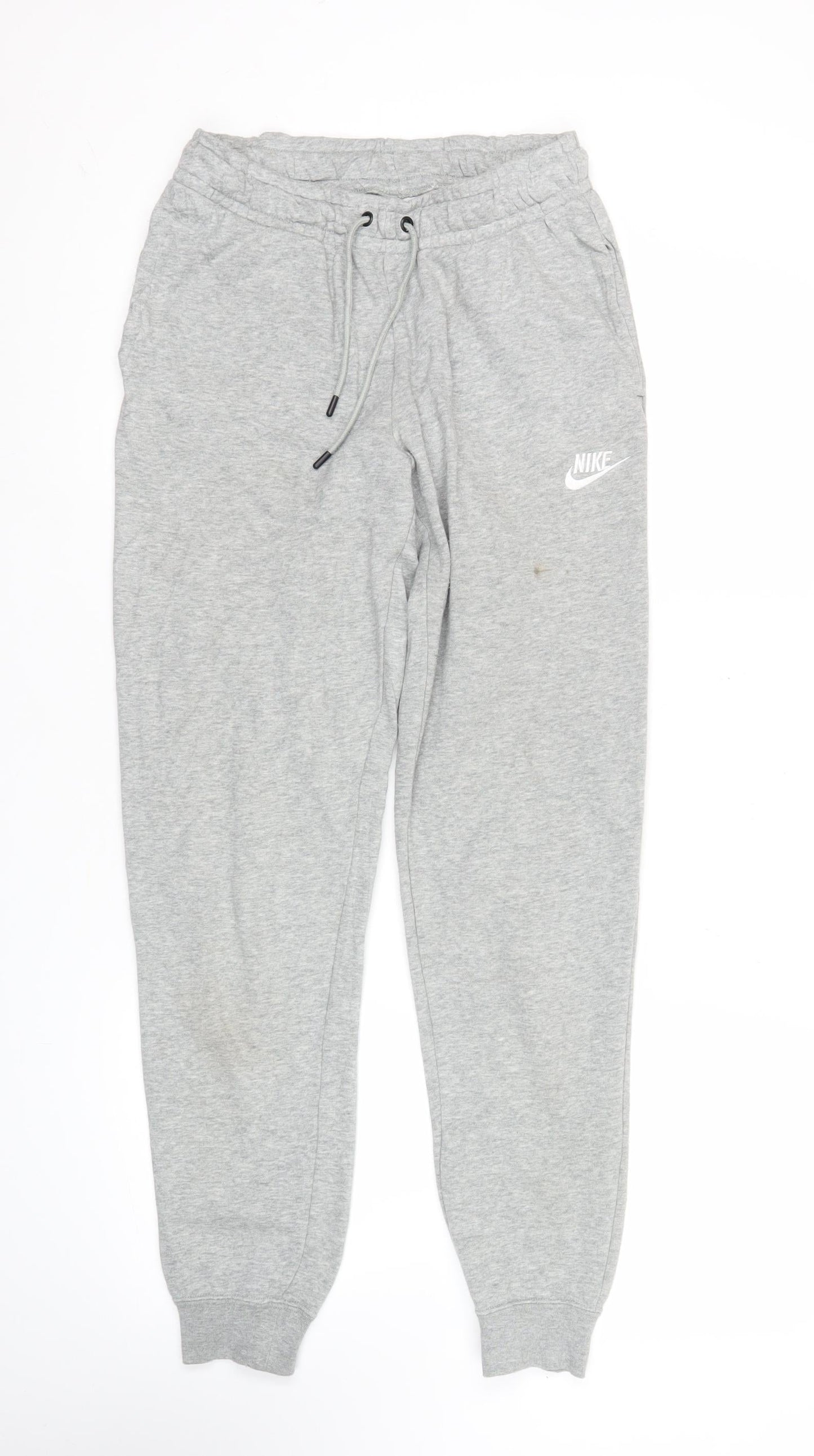 Nike Men’s Grey Jogger Sweatpants XS Regular Fit Tapered Elastic Waist