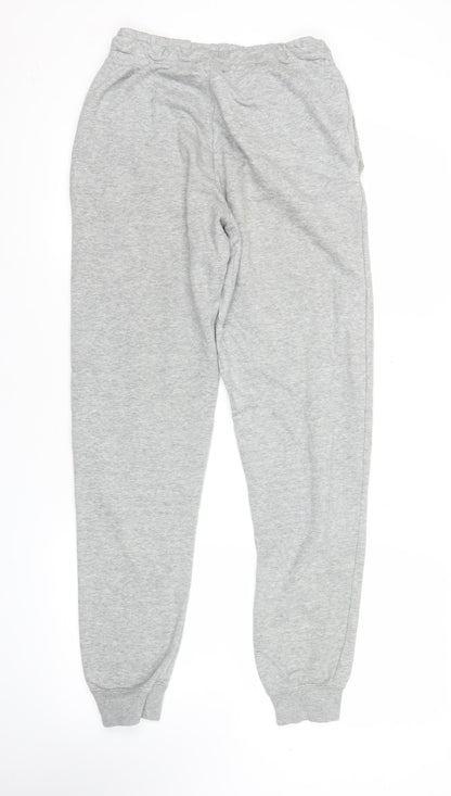 Nike Men’s Grey Jogger Sweatpants XS Regular Fit Tapered Elastic Waist