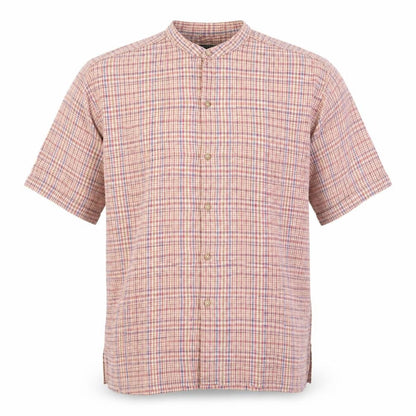 U.S. Expedition Men’s Multicoloured XL Checked Cotton Short Sleeve Shirt