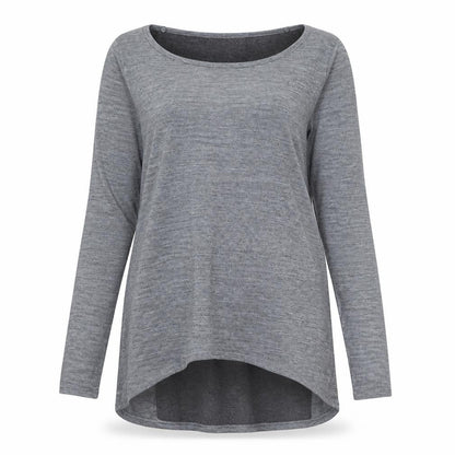Phase Eight Women Grey Size 8 Shift Hi-Low Knit Dress