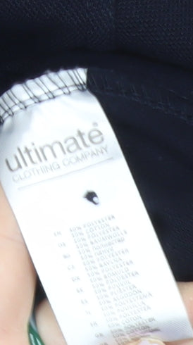 Ultimate Clothing Co Men’s Black Polo Shirt Size M Rolls Royce Logo