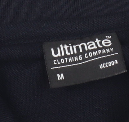Ultimate Clothing Co Men’s Black Polo Shirt Size M Rolls Royce Logo