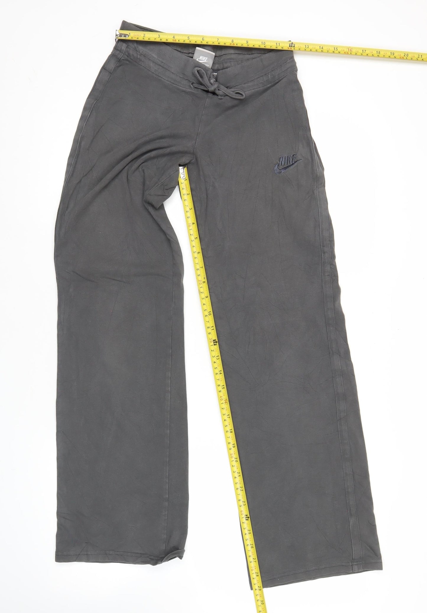 Nike Womens Grey S Sportswear Sweatpants Elastic Waist Trousers