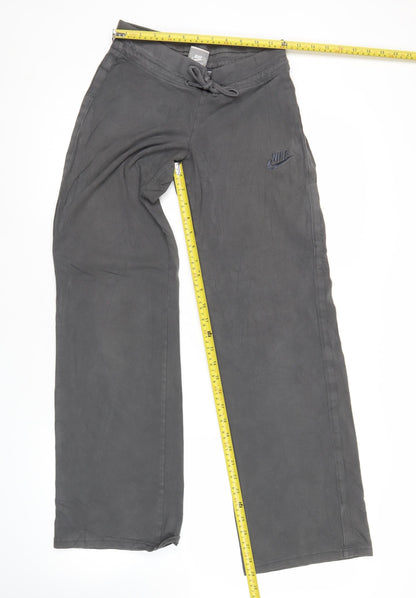 Nike Womens Grey S Sportswear Sweatpants Elastic Waist Trousers