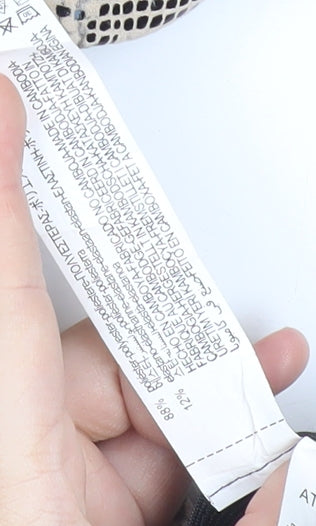 Zara Basic Women’s Beige Snake Print Leggings Size S Slim Fit