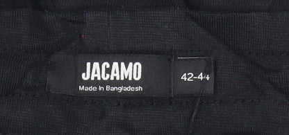 Jacamo Unisex Adults Black Jogger Trousers Size 42 Straight Fit