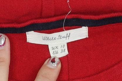 Womens UK Size 10 White Stuff Red Pullover Jumper
