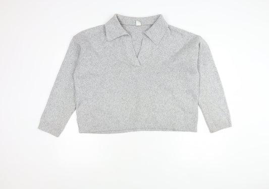 Womens UK Size L Gilly Hicks Grey Pullover Jumper